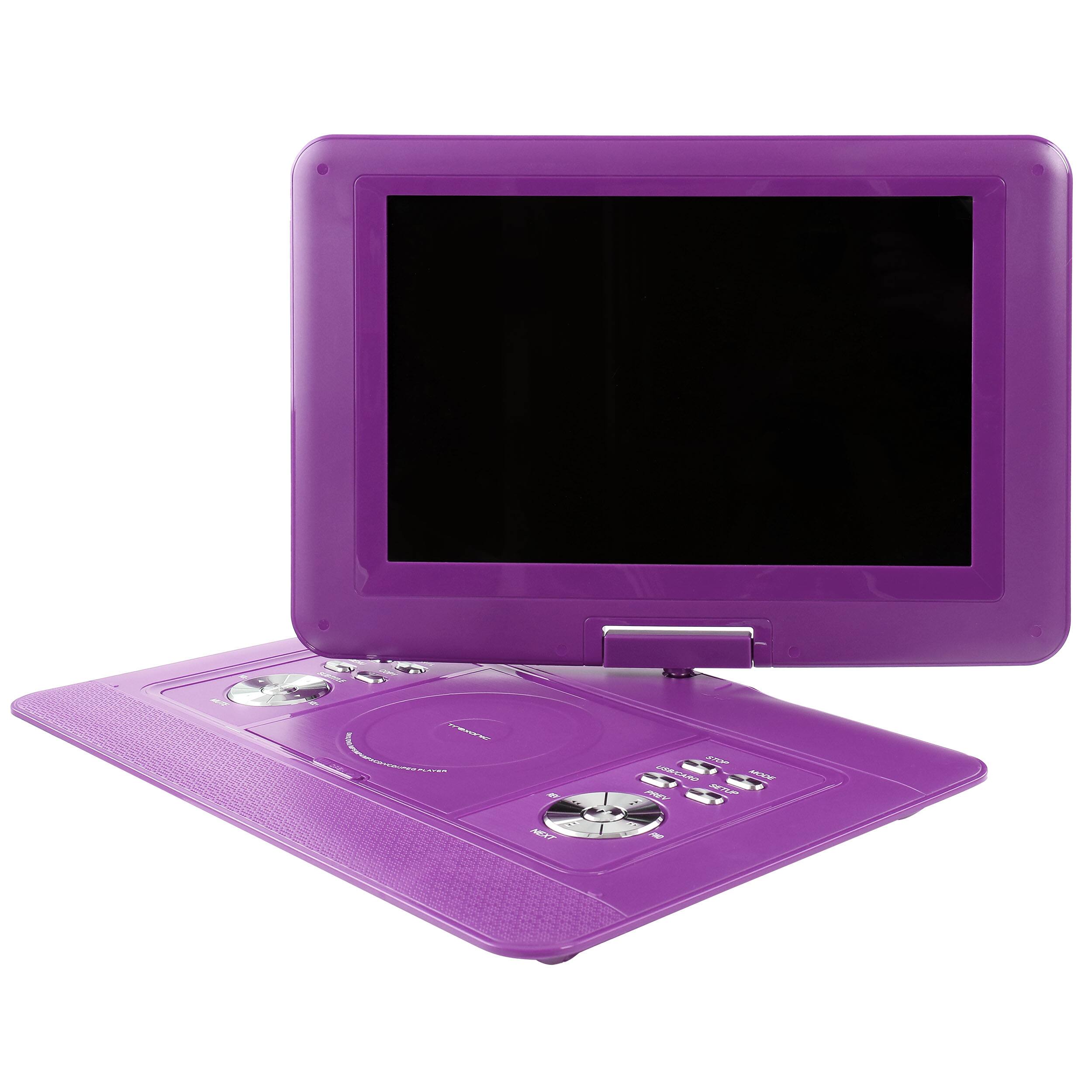 Alt View 1. Trexonic - 14.1 Inch Portable DVD with TV Tuner Player with Swivel TFT LCD Screen and USB,SD,AV,HDMI Inputs - Purple.