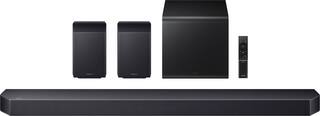 Front. Samsung - Q-Series Soundbar HW-Q930F 9.1.4 ch w/ Subwoofer + Rear Speaker - Titan Black.
