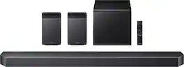 Samsung - Q-Series Soundbar HW-Q930F 9.1.4 ch w/ Subwoofer + Rear Speaker - Titan Black