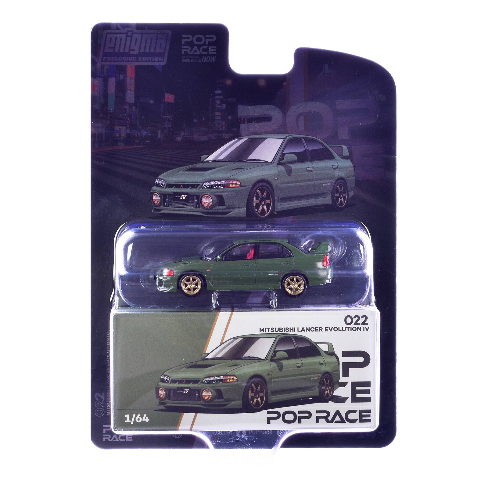 enigma POP RACE XIVE EXCLUSIVE EDITION RACE WORLD NOW

POP
022 MITSUBISHI LANCER EVOLUTION IV
022 MITSUBISHI 1/64 P RACE

P E POP RACE PUPRACE