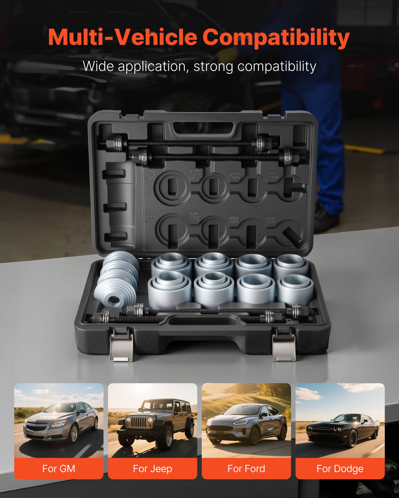 Multi-Vehicle Compatibility  
Wide application, strong compatibility  

For GM  
For Jeep  
For Ford  
For Dodge