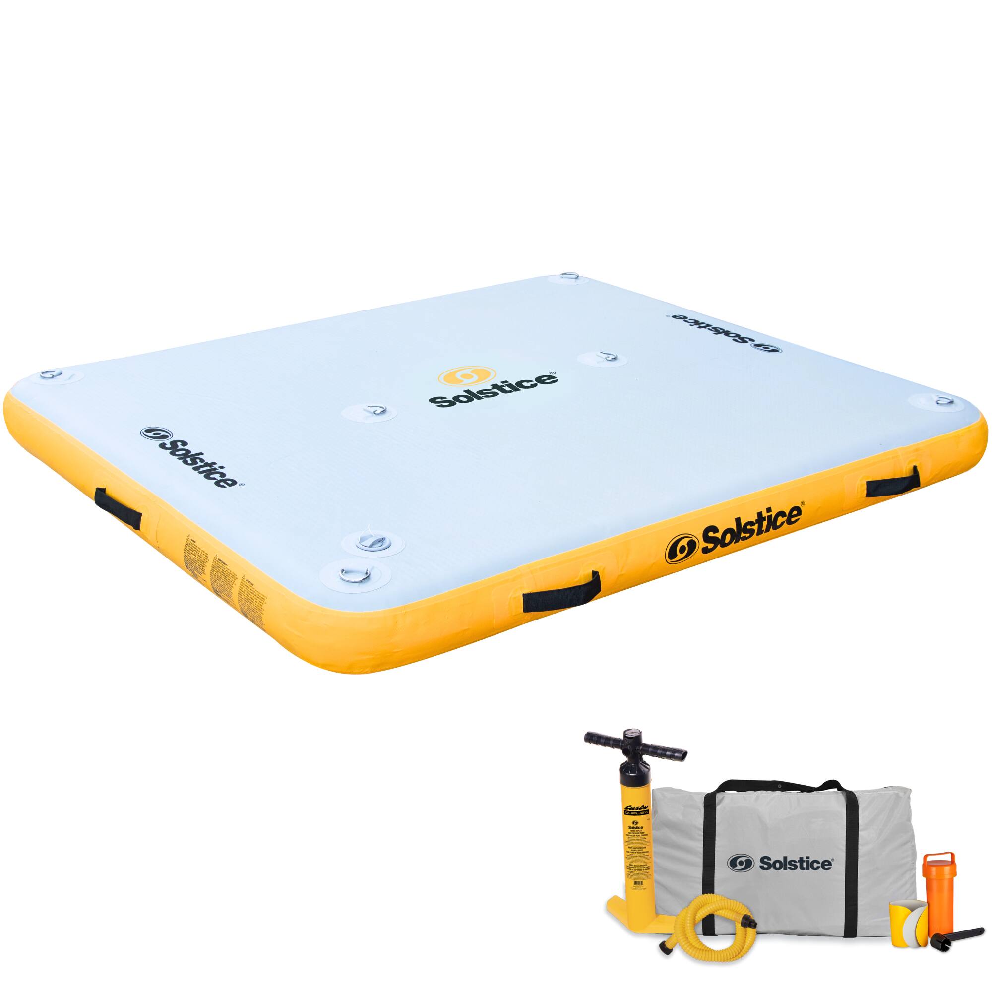 Solstice - 6 x 5 ft Inflatable Floating Dock Rafting Platform w/Pump & Bag, Multi - Classic 6 X 5 price history on PriceWatchPro