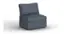 Alt View 11. Lovesac - 4 Seats + 4 Sides Vintage Blue Rained Chenille & Standard Foam - Vintage Blue.