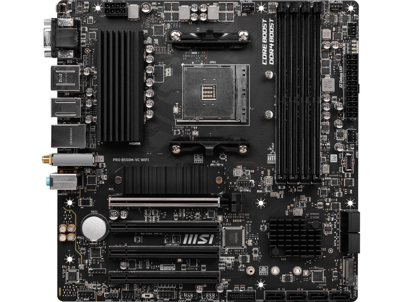 Newegg MSI B550M VC WIFI + Ryzen 5 5500 + Team 16GB 3200MHz COMBO