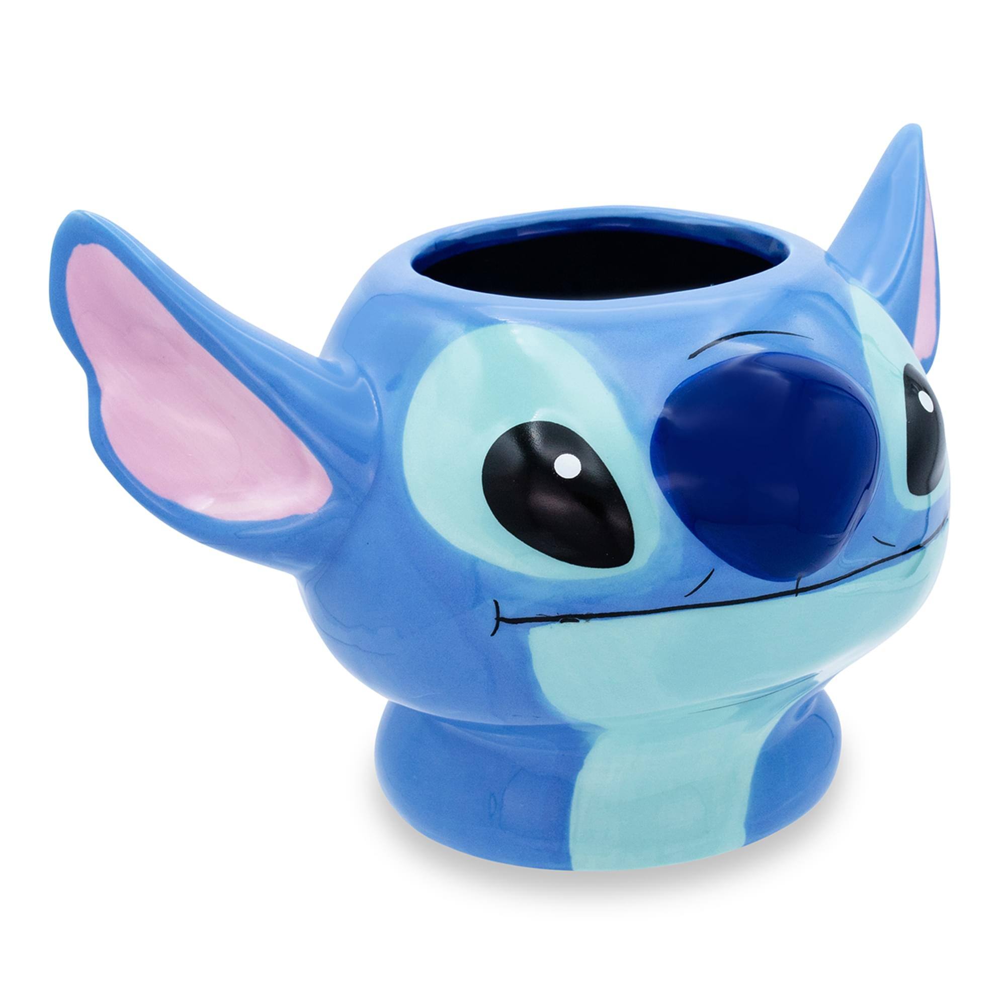 Alt View 1. Silver Buffalo - Disney Lilo & Stitch 3D Sculpted Ceramic Mug | Holds 20 Ounces - Blue.