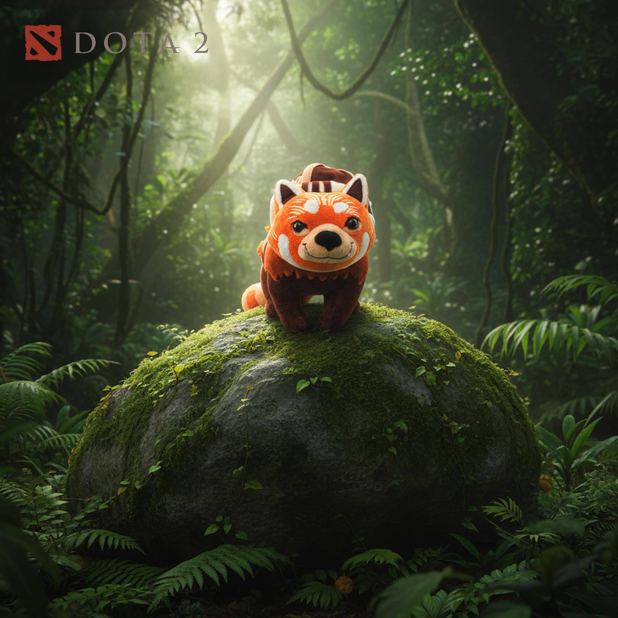 Alt View 3. Gaya Entertainment - DOTA 2 18" Redpaw Plush (Digital Unlock Not Included) - Red.