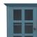 Alt View 6. Simpli Home - Acadian Medium Storage Cabinet - Distressed Coastal Blue.