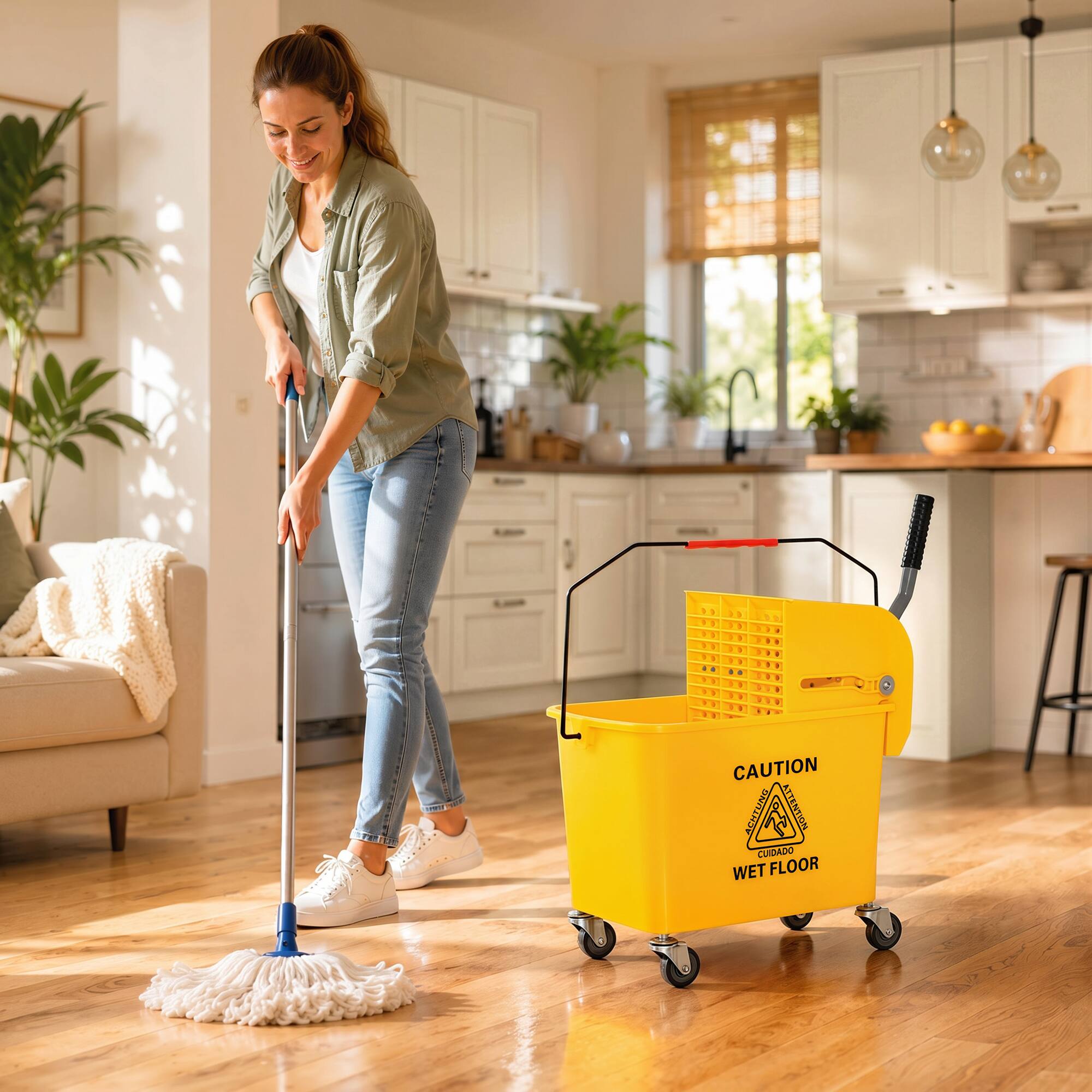 CAUTION  
ACHTUNG  
ATTENTION  
CUIDADO  
WET FLOOR