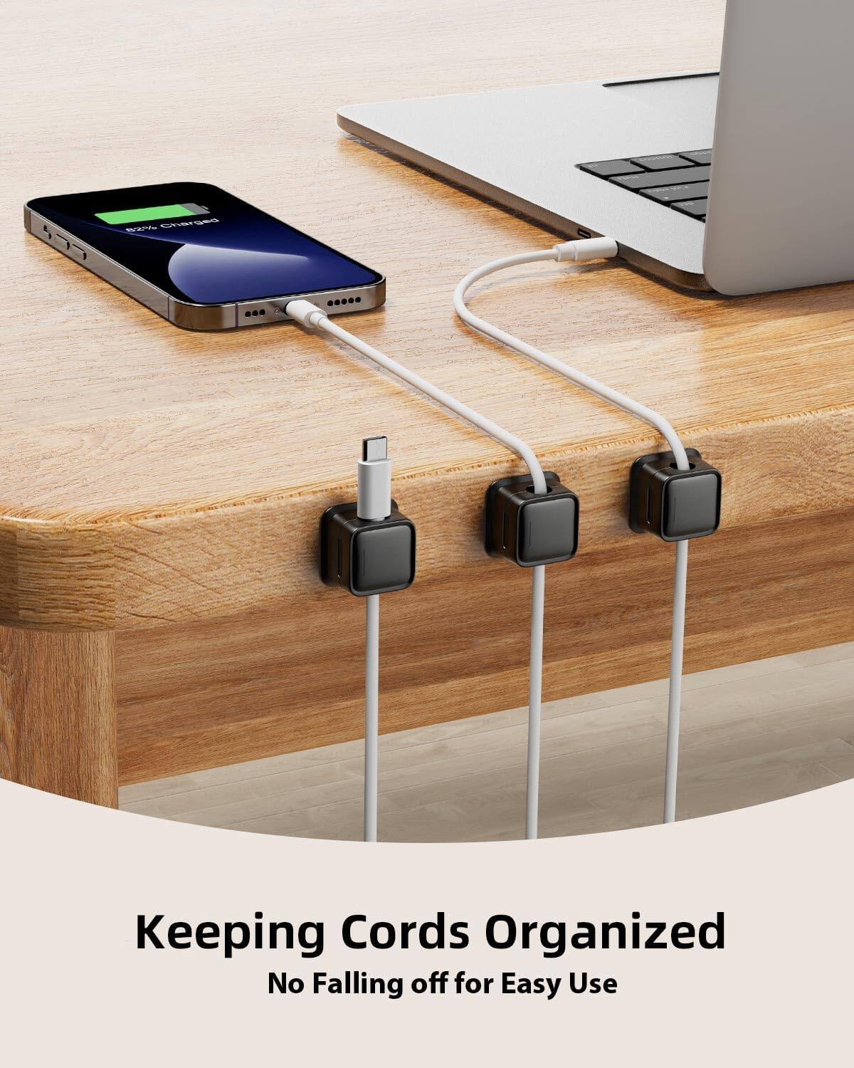 Keeping Cords Organized  
No Falling off for Easy Use