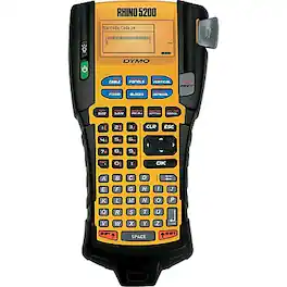 DYMO - Rhino 5200 Portable Label Maker (1755749) - Yellow