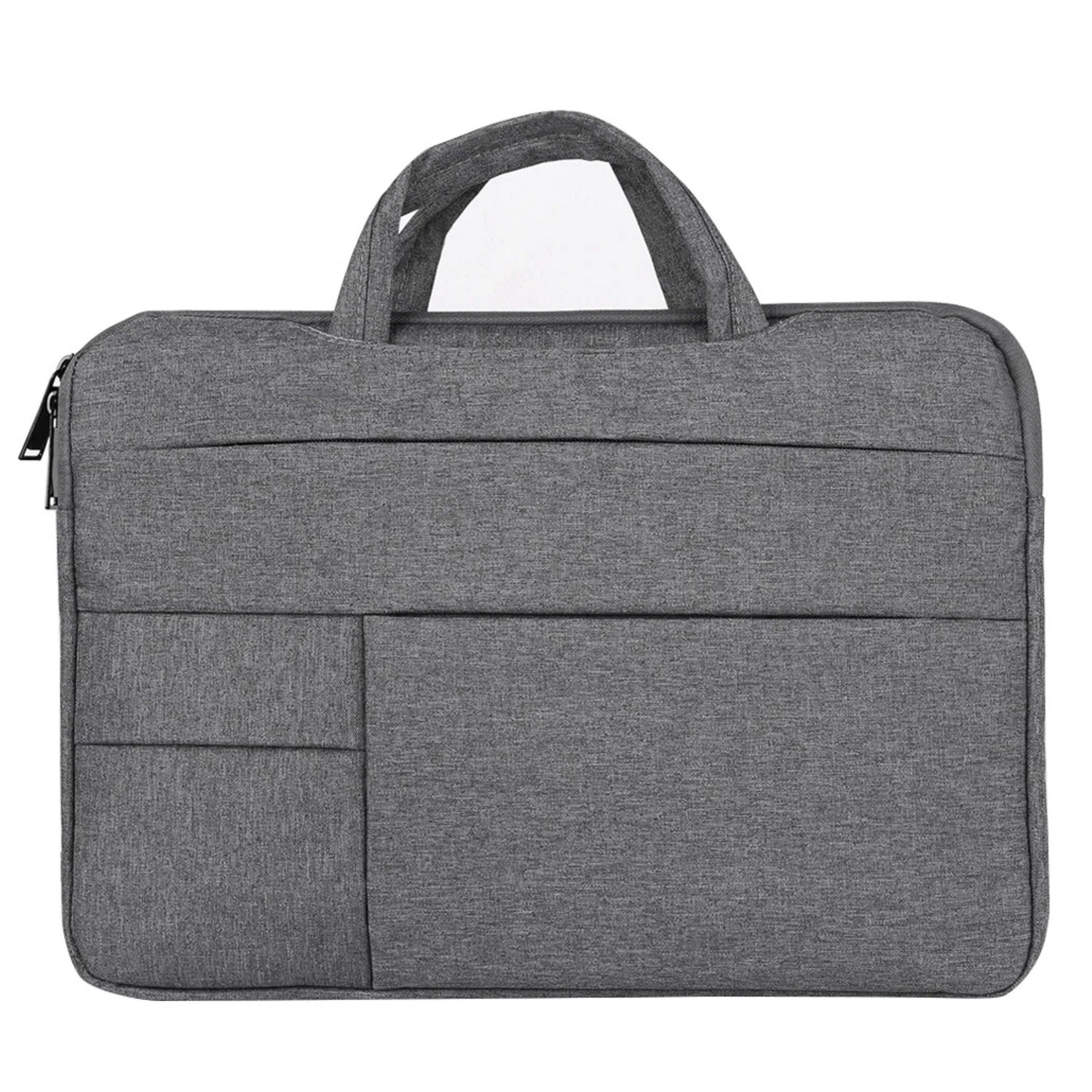 Front. Kitcheniva - Padded Sleeve Case Carry Bag For 14" Laptop Dark Gray - Dark Gray.