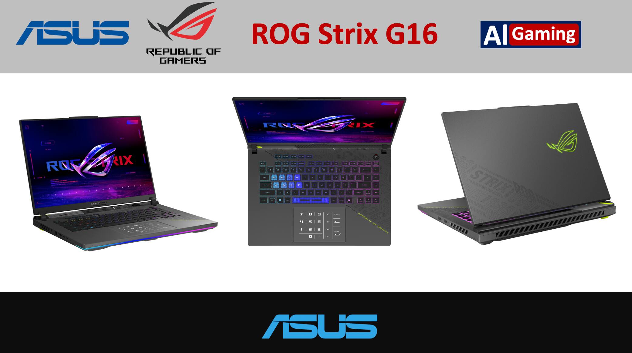 ASUS Republic of Gamers  
ROG Strix G16  
AI Gaming