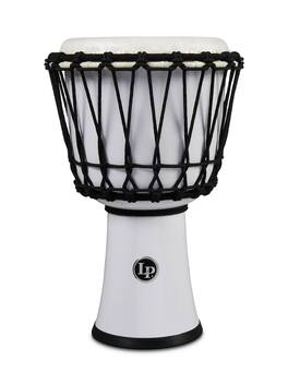 Latin Percussion - LP1607BL, 7-inch Rope Tuned Circle Djembe, Perfect-Pitch Synthetic Head, HD Shell Construction