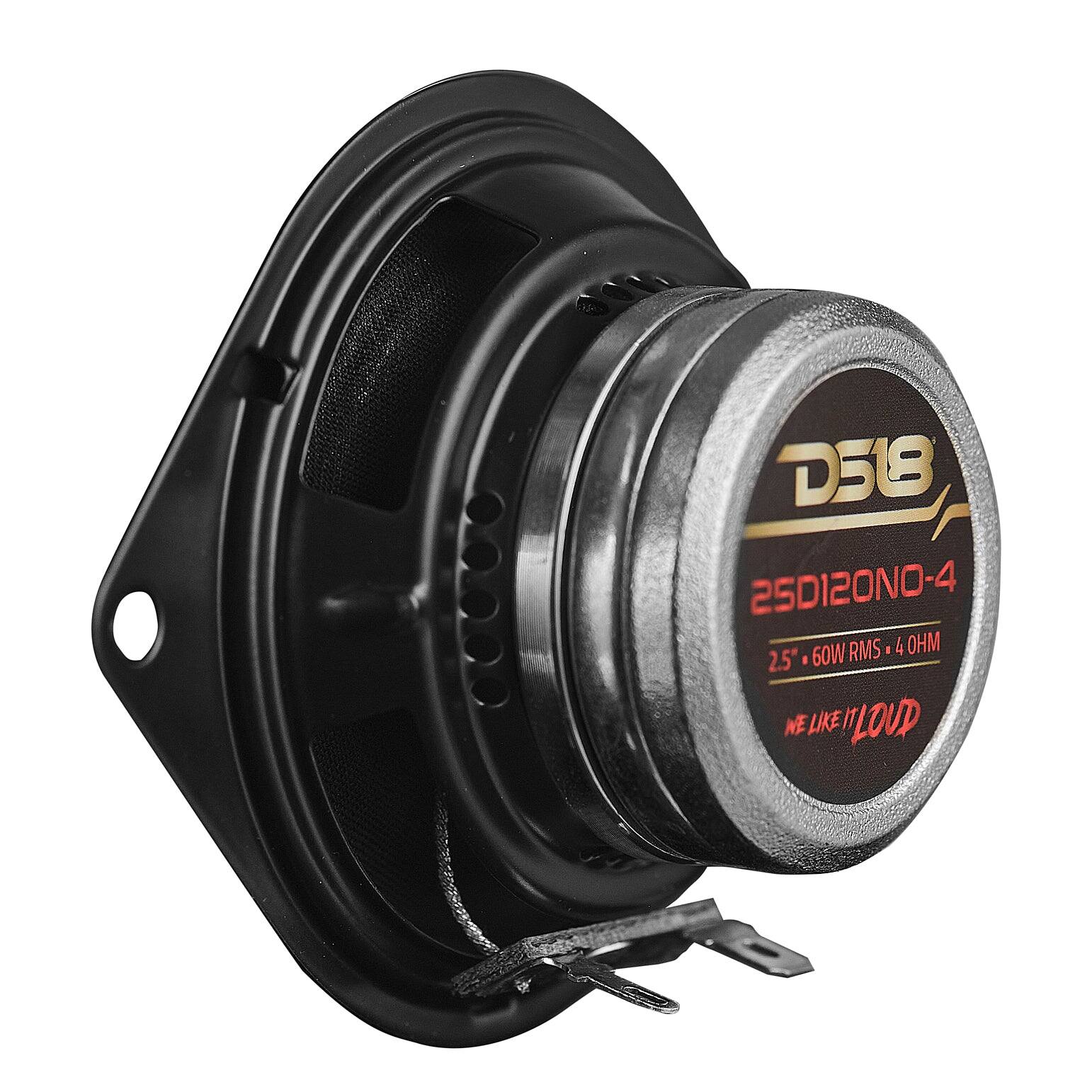 D58  
25D120NO-4  
2.5" 60W RMS 4 OHM  
WE LIKE IT LOUD