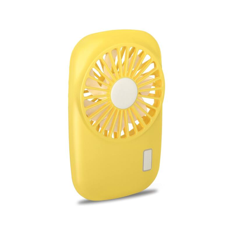 Front. Mullets Homeiances - Adjustable Speed Personal Portable Fan - Yellow.