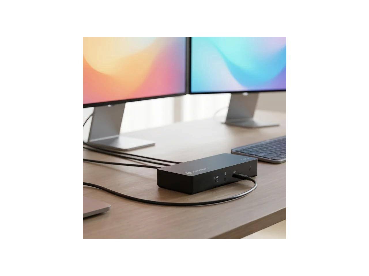 Alt View 10. CODi - CODi CentroT4 10-in-1 Thunderbolt 4 Dock, 2 Displays, Charging, for Notebook/Workstation - DSTB410-2.