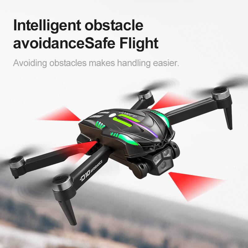 Intelligent obstacle avoidance Safe Flight  
Avoiding obstacles makes handling easier.  
D10 AVOIDANCE