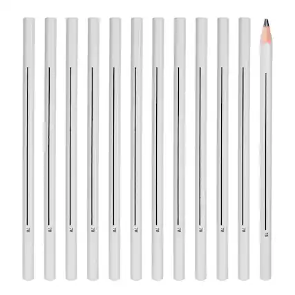 Front. Unique Bargains - 7B Drawing Pencils for Sketching, 12pcs Sketch Pencils w/ Built-in Sharpener for Drawing, Painting, Sketching - Black.