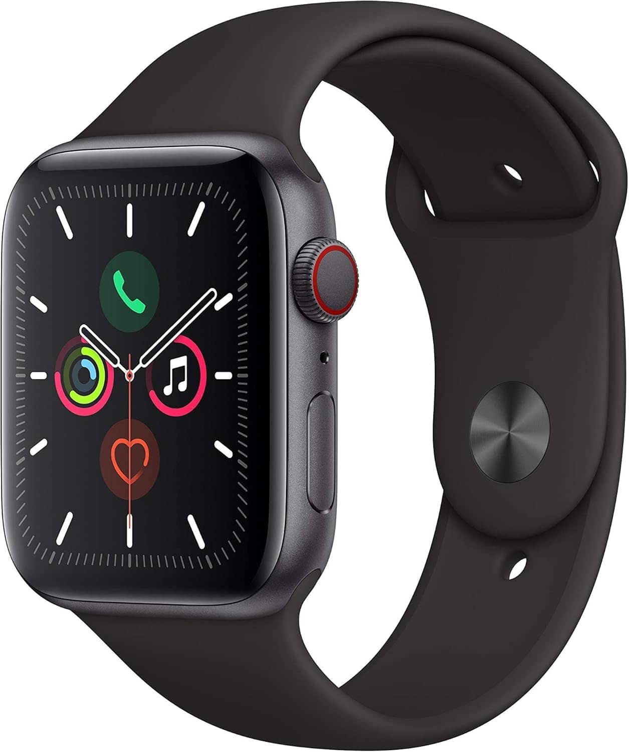 Apple Watch Series 5 Cellular 44mm Gray Aluminum - Gray - (2019)