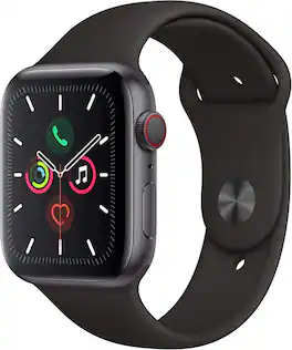 Apple Watch Series 5 Cellular 44mm Gray Aluminum - Gray - (2019)