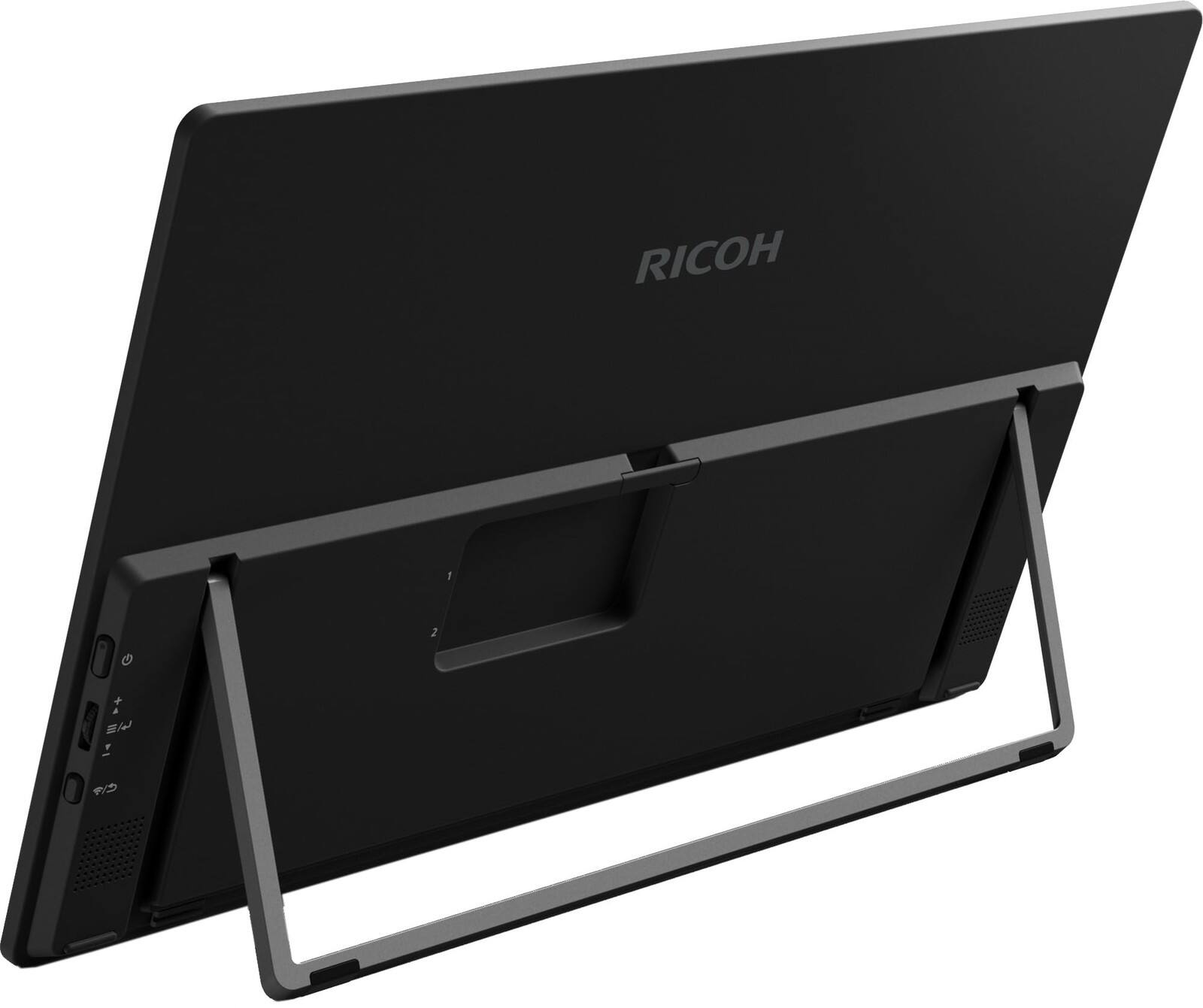 Back. Ricoh - Ricoh 150BW 16" Class OLED Touchscreen Monitor - 1 ms - 15.6" Viewable - 10 Point(s) Multi-touch Screen - 1920 x 1080 - Black.
