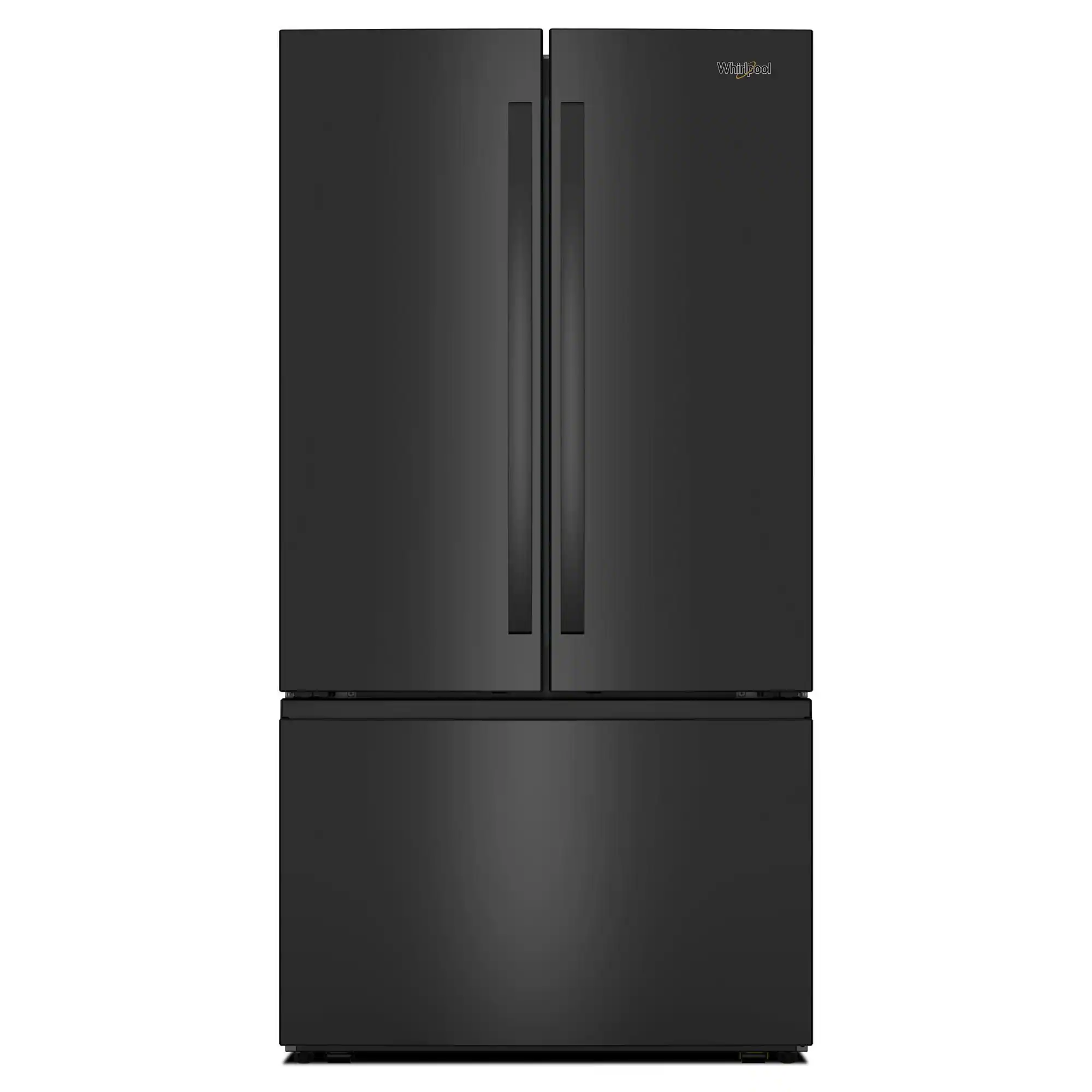 Whirlpool - 30.53 cu. ft. French Door Bottom Freezer Refrigerator with More space with Family-Sized Capacity - Black