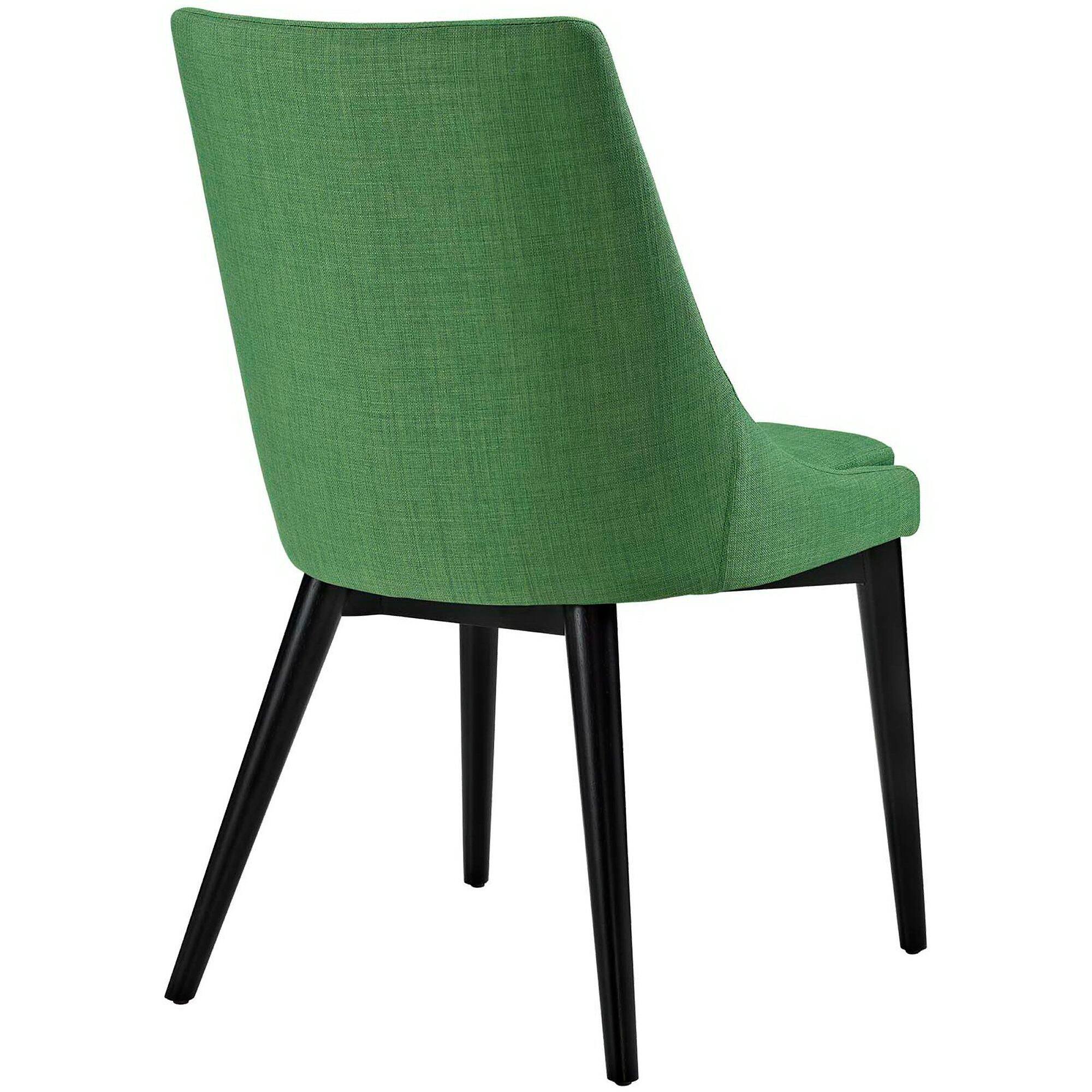 Back. Modway - Viscount Fabric Dining Chair by Modway - Kelly Green.