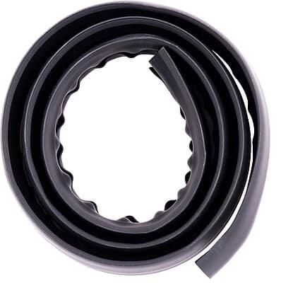 Alt View 1. Cordinate - Cordinate 6 Ft Floor Cord Cover, Rubber, Low Profile, Cable Protector, Black (43003) - Black.