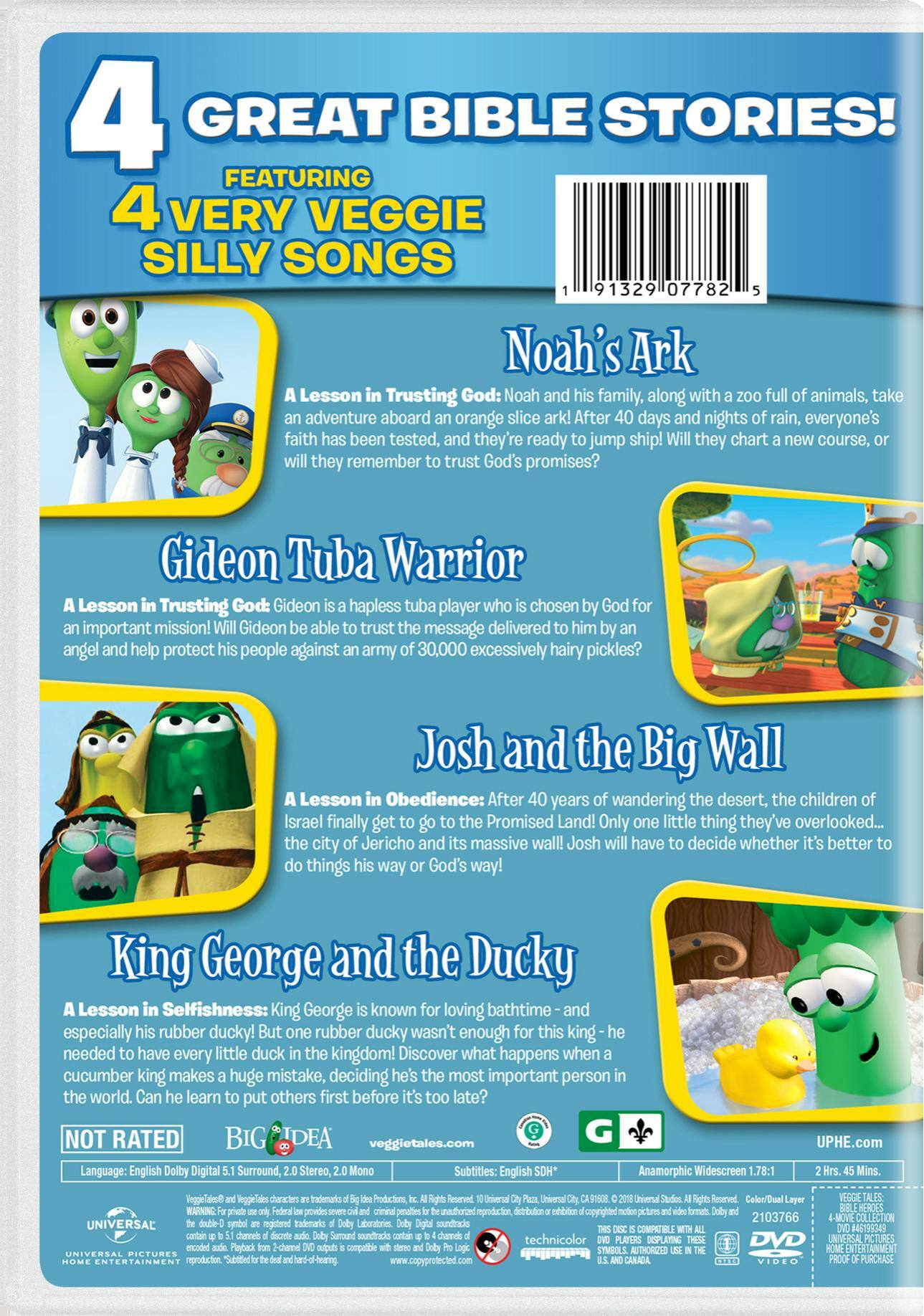 Angle. VeggieTales: Bible Heroes - 4-Movie Collection 2 (DVD Set) [DVD].