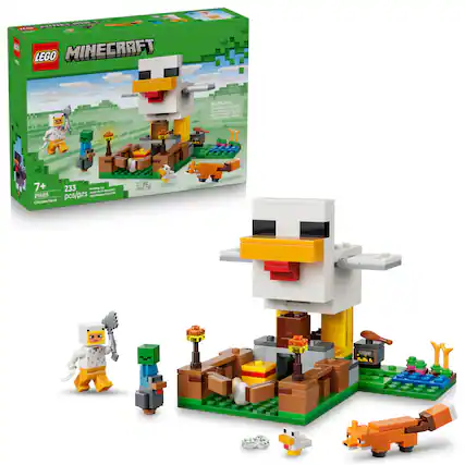 LEGO Minecraft
7+
21585
233 pcs/pzs
Chicken Farm
WARNING: CHOKING HAZARD - Small parts. Not for children under 3 years.