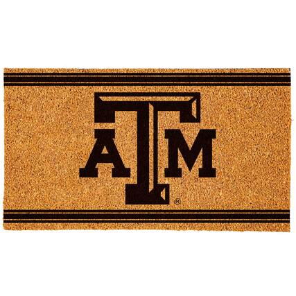 Front. Evergreen Enterprises - Texas A&M Aggies 16" x 28" Logo Turf Mat - Multicolor.