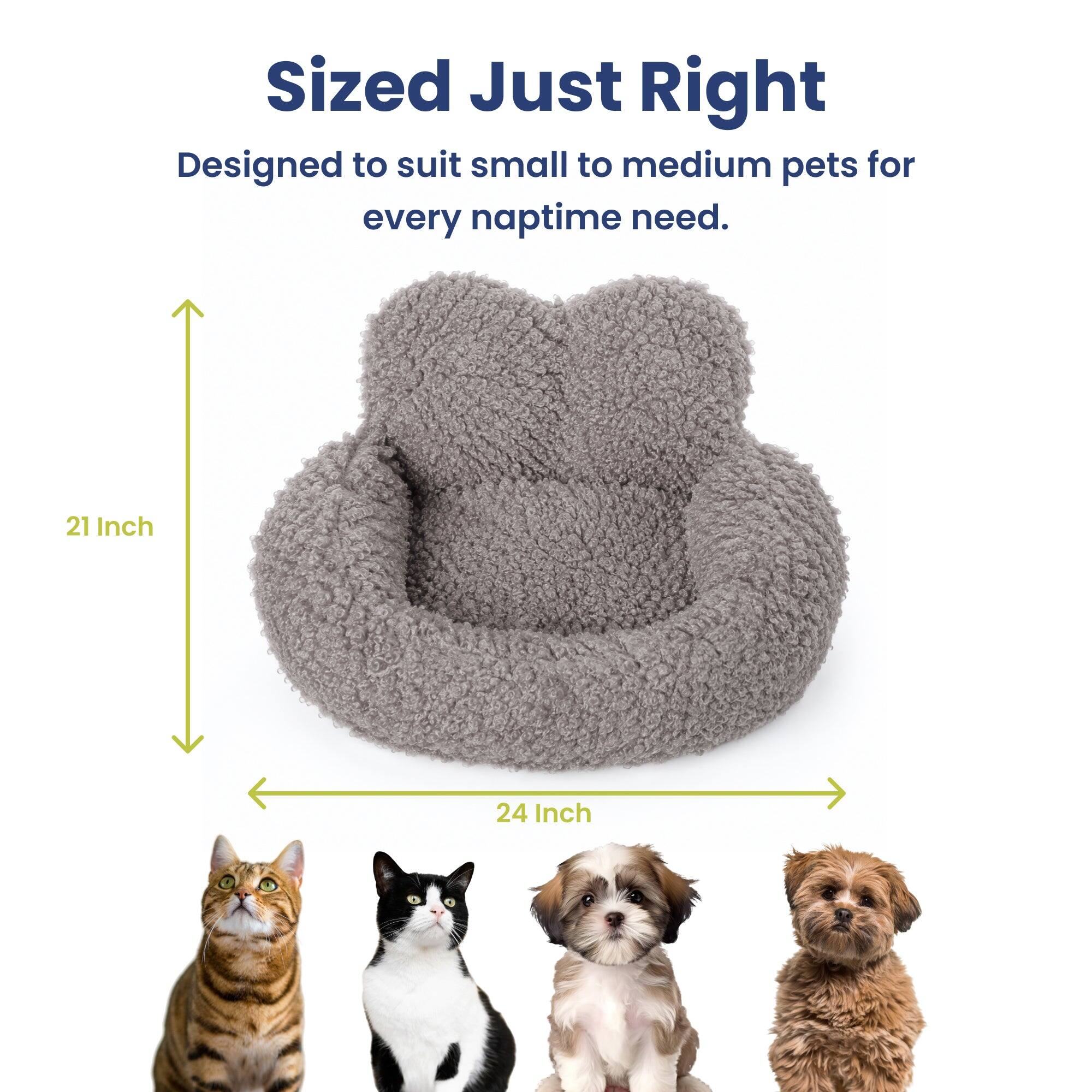 Sized Just Right  
Designed to suit small to medium pets for every naptime need.  
21 Inch  
24 Inch