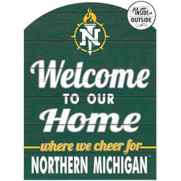Jardine - Northern Michigan Wildcats 16'' x 22'' Marquee Sign - Green