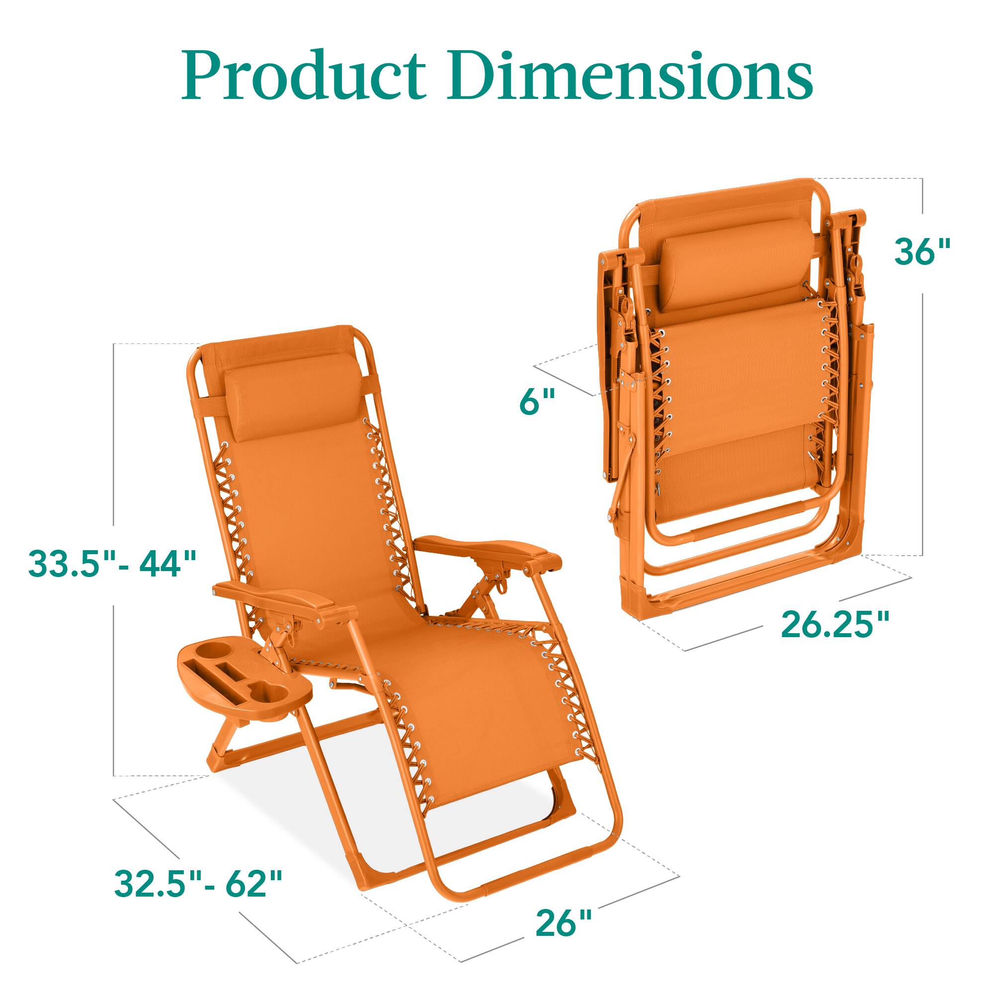 Best Choice Products Monochromatic Zero Gravity Chair, Folding