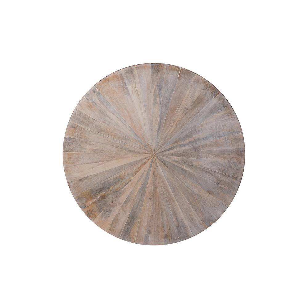 Alt View 2. Carolina Chair & Table - Chelsea Round Coffee Table - Whitewash - White.