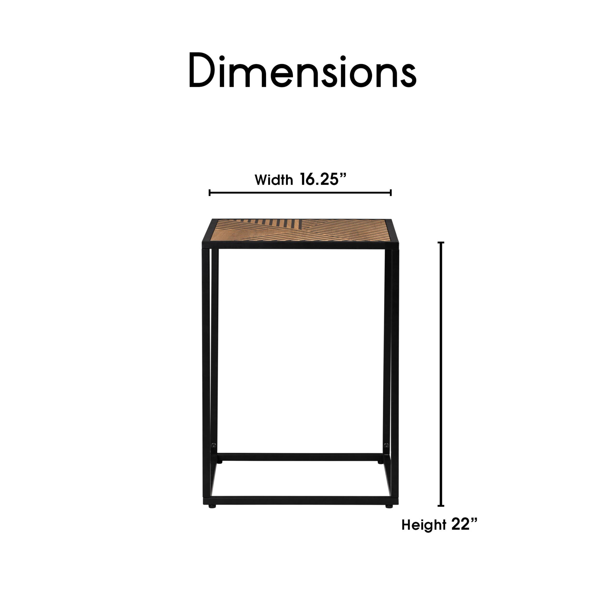 Alt View 11. Elle Decor - Julian Side Table - Black.
