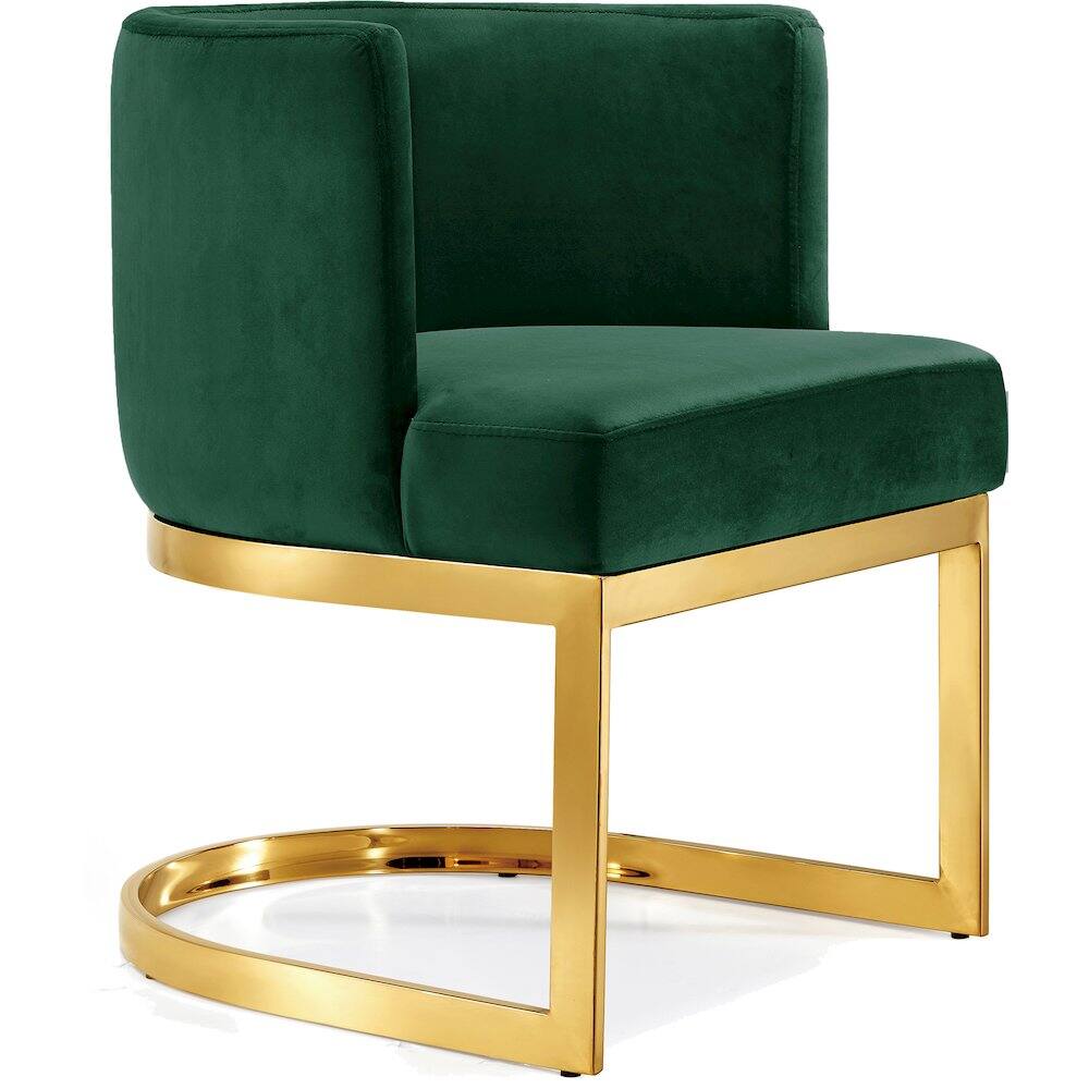 Meridian Furniture - Gianna Velvet Dining Chair - Green