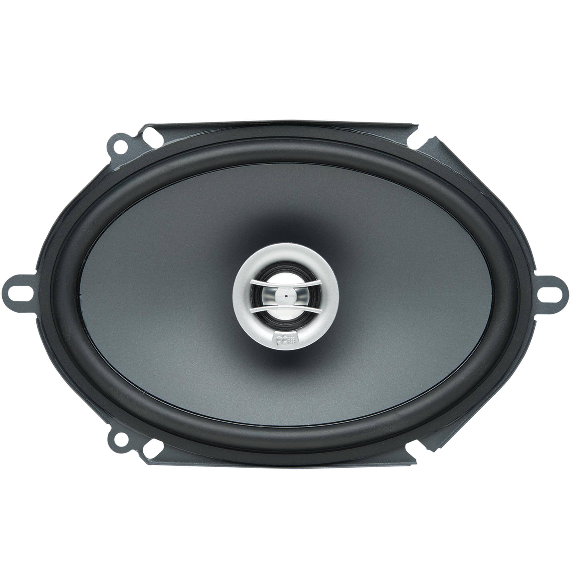 Alt View 1. Powerbass - PowerBass OE-682 - 6x8" Coaxial Speakers 2-Ohm - Pair - Black/Gray.