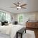 Alt View 10. Siljoy - 44-in Nickel Ceiling Fan with LED Light and Remote Control Include (5 Blades) For Bedroom Living Room and kitchen - Nickel.