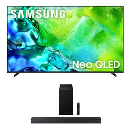 Samsung - QN65QN80HA 65" QLED TV with HW-B630F Soundbar and Subwoofer (2026)