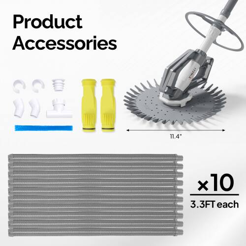 Product Accessories  
VINGLI  
11.4" x 10  
3.3FT each
