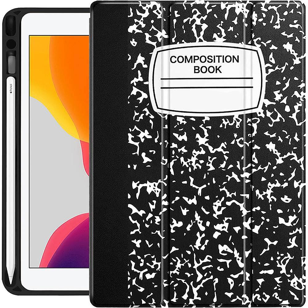 Alt View 11. SaharaCase - Folio Case for Apple iPad 10.2 (8th Generation 2020) and (9th Generation 2021) - Black/White.