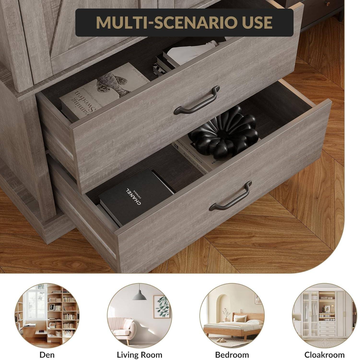 MULTI-SCENARIO USE

Den  
Living Room  
Bedroom  
Cloakroom