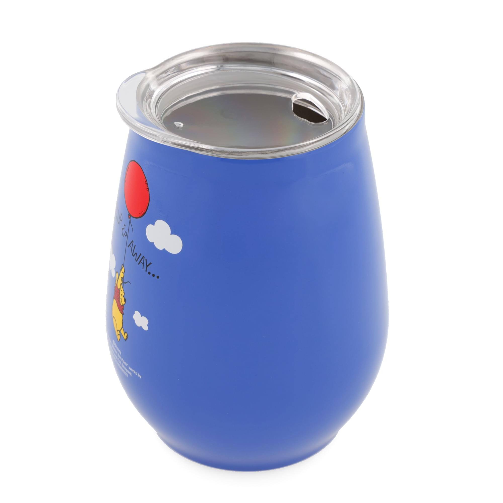 Alt View 1. Disney - Disney Winnie the Pooh "Up, Up And Away" 10-Ounce Stainless Steel Tumbler - Blue.