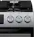 Alt View 8. Bosch - 100 Series 5.8 Cu. Ft. Slide-In Gas Range with Self Clean and Steam Assist - Stainless Steel.