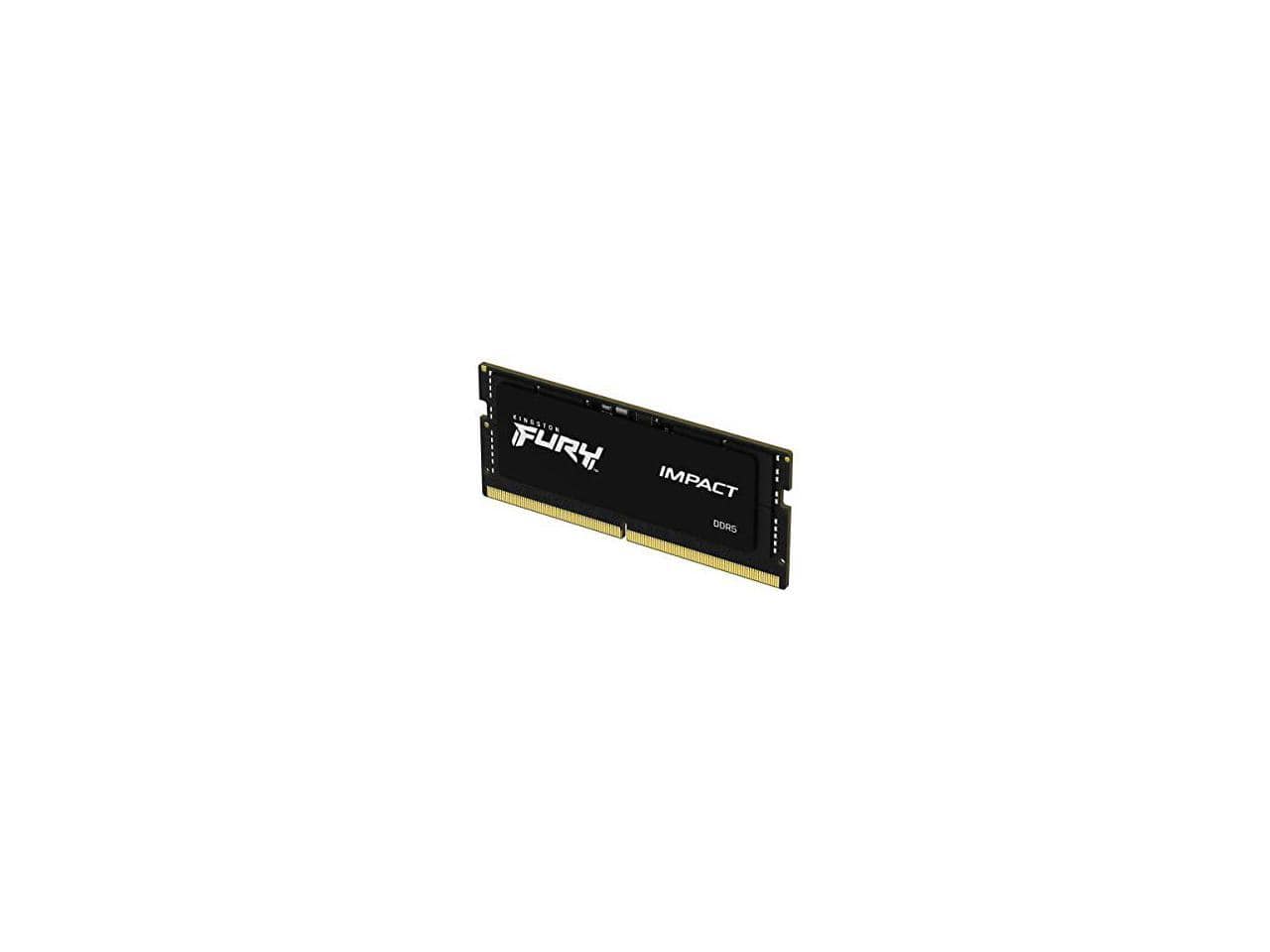 Kingston - FURY Impact 16GB 262-Pin DDR5 SO-DIMM DDR5 6400 (PC5 51200) Laptop Memory Model KF564S38IB-16