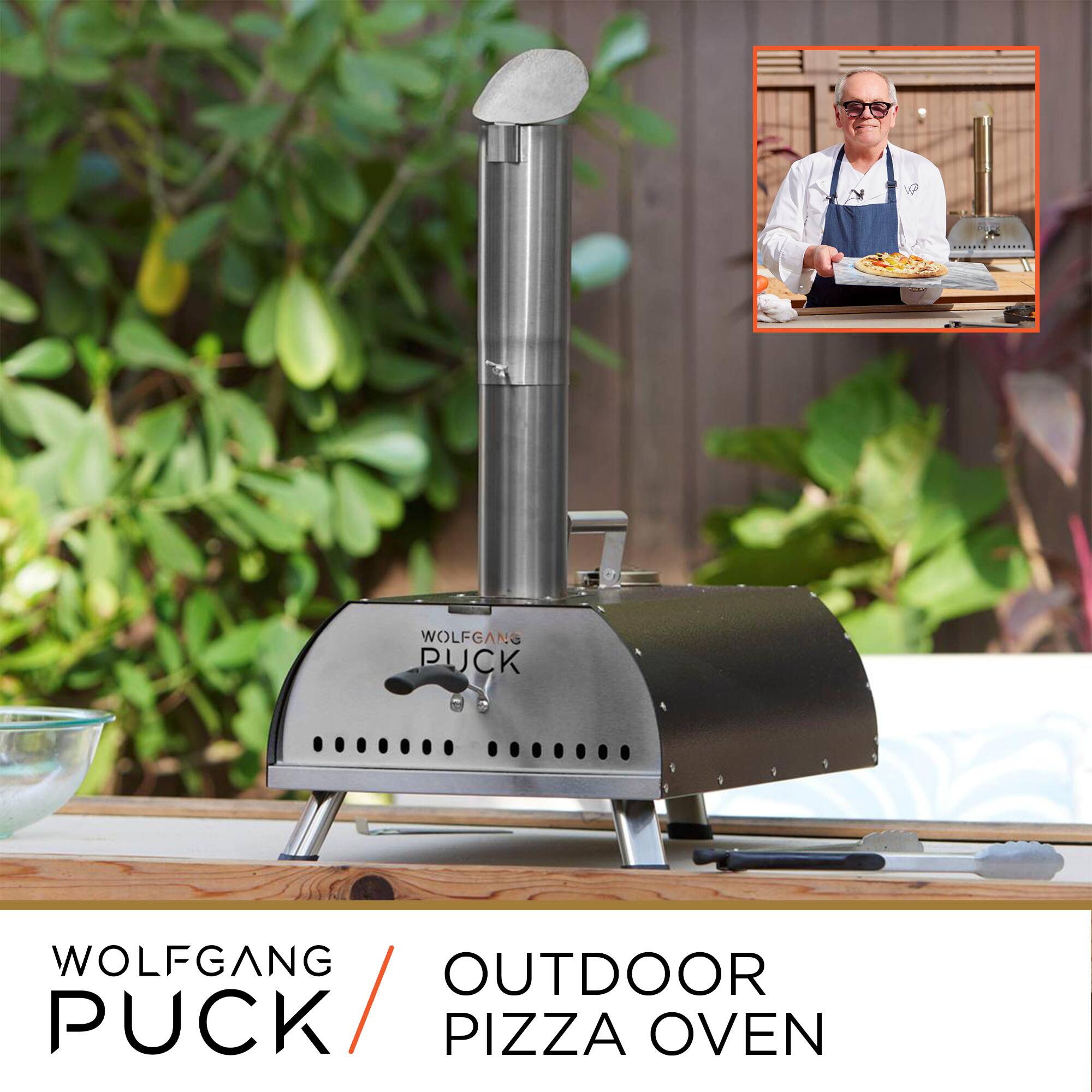 WOLFGANG PUCK  
OUTDOOR PIZZA OVEN