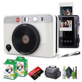 Leica - Sofort 2 Hybrid Instant and Digital Camera + Instant Film 40 Sheets - White