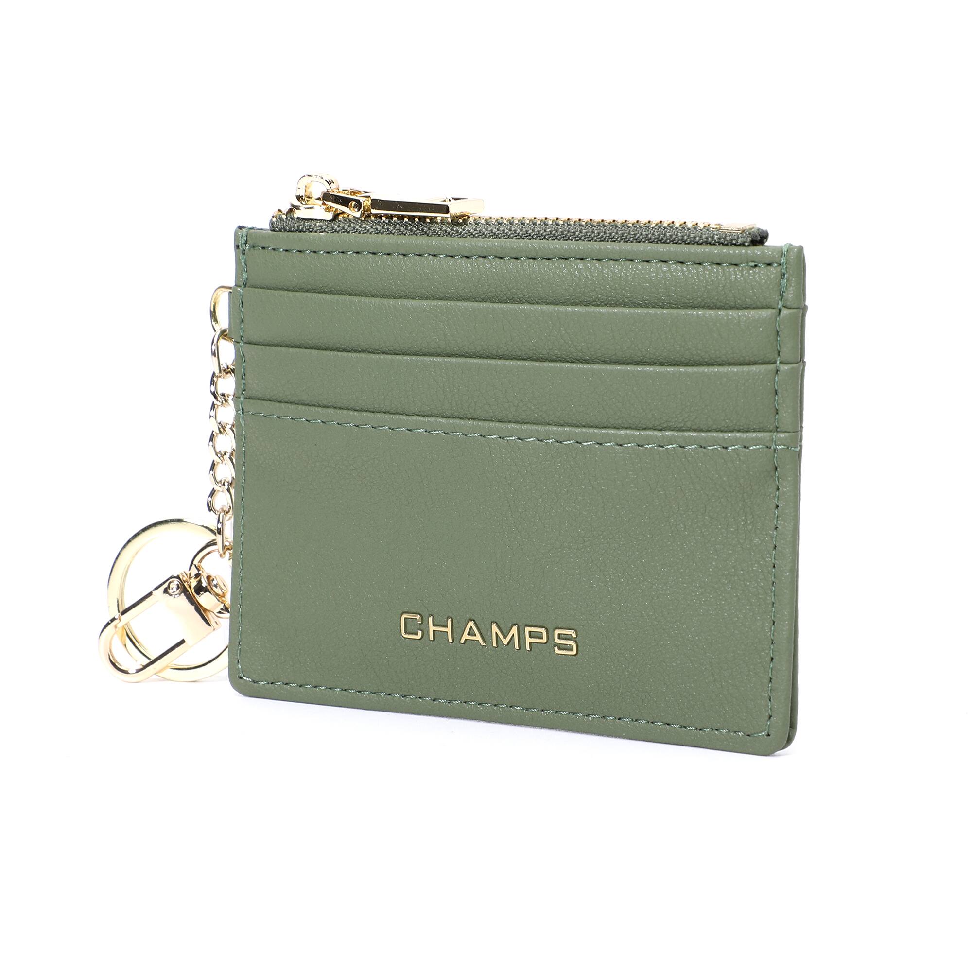 Angle. Champs - Iconic Collection Keychain Cardholder - Green.