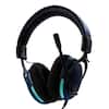 Front. RadioShack - Gaming Headphones 3.5mm and USB-A with Microphone, 40mm Drivers, Black - Black.